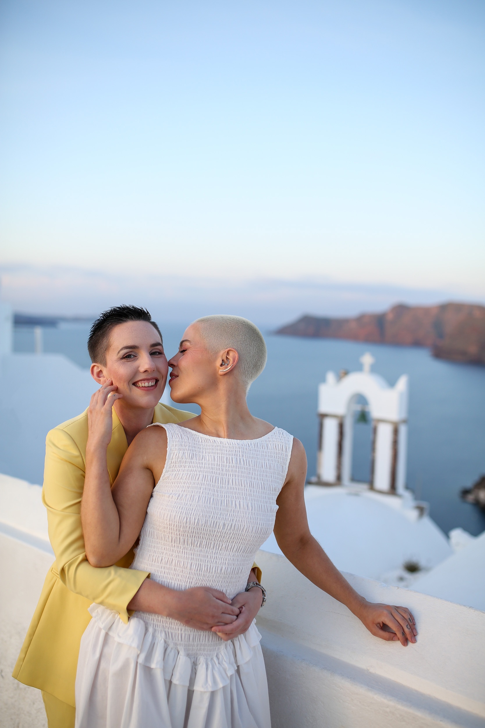 Matrimonio a Santorini, ottobre 2026, fotografato da Athanasios