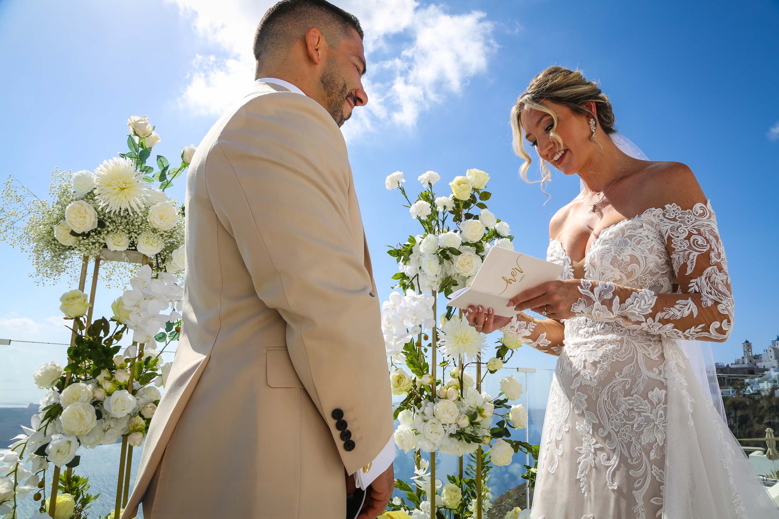 Boda en Santorini, septiembre de 2025 — foto 14 de 52, hecha por Athanasios