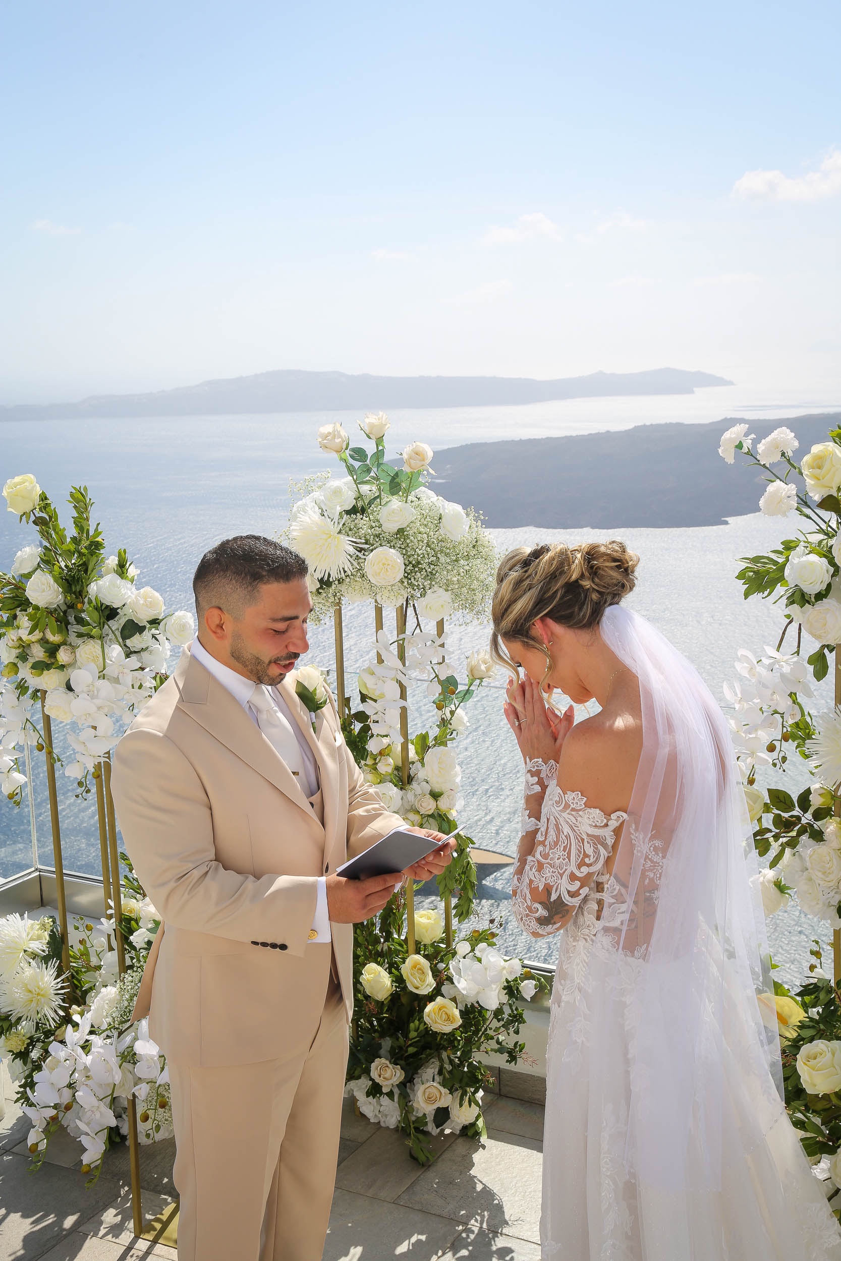 Boda en Santorini, septiembre de 2025 — foto 13 de 52, hecha por Athanasios