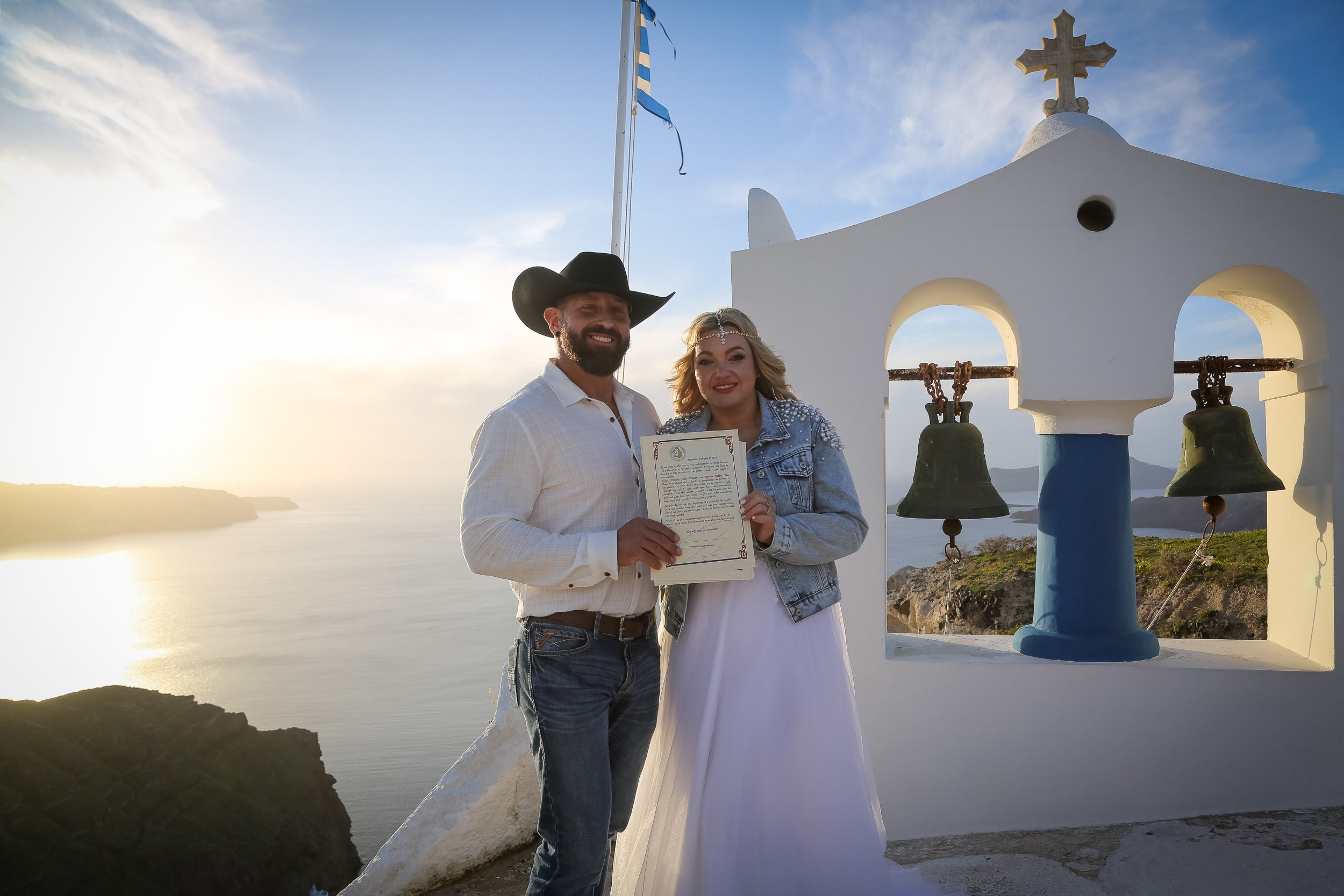Hochzeit auf Santorini, Februar 2026 – Foto 25 von 39, fotografiert von Athanasios