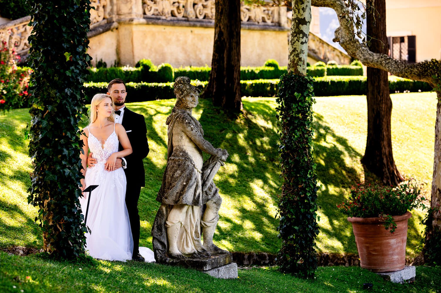 Elopement am Comer See & an den oberitalienischen Seen (Villa del Balbianello), August 2024 – Foto 39 von 52, fotografiert von Magda M.