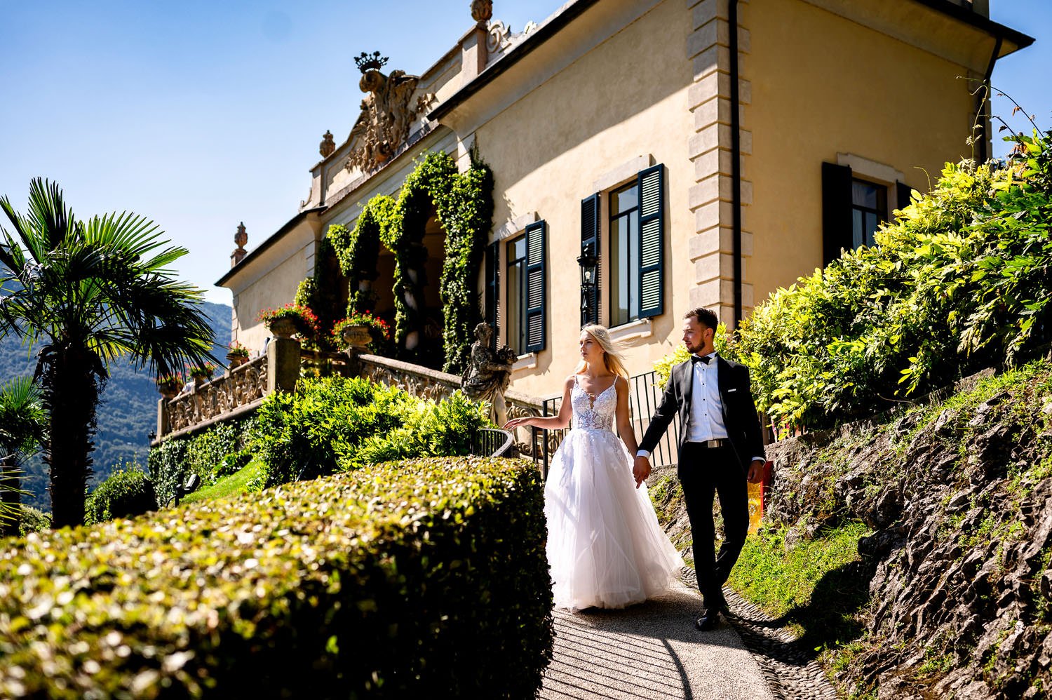 Elopement am Comer See & an den oberitalienischen Seen (Villa del Balbianello), August 2024 – Foto 43 von 52, fotografiert von Magda M.