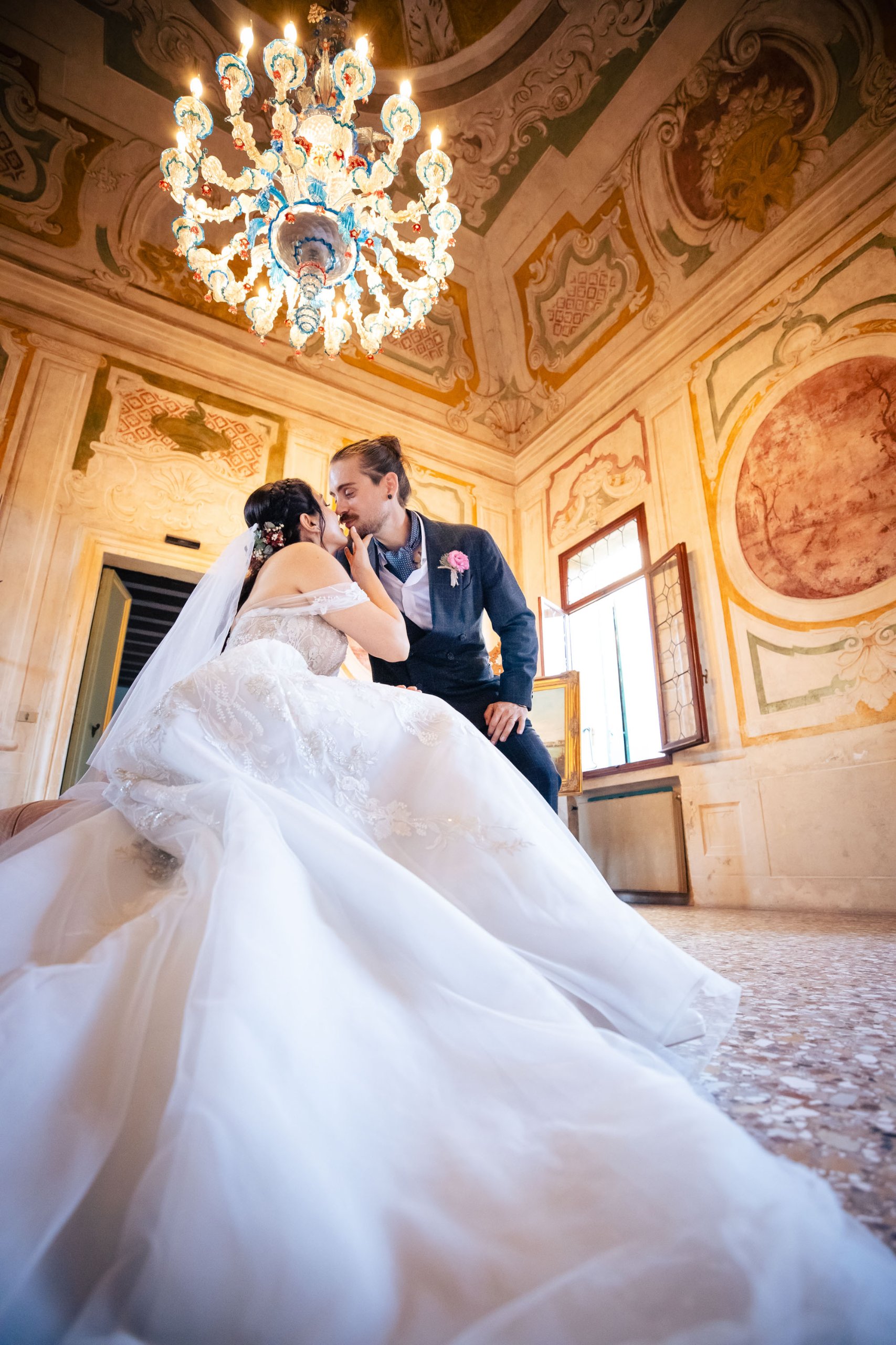 Hochzeit in Venedig & Venetien (Villa Valmarana), September 2023, fotografiert von Brunetto Z.