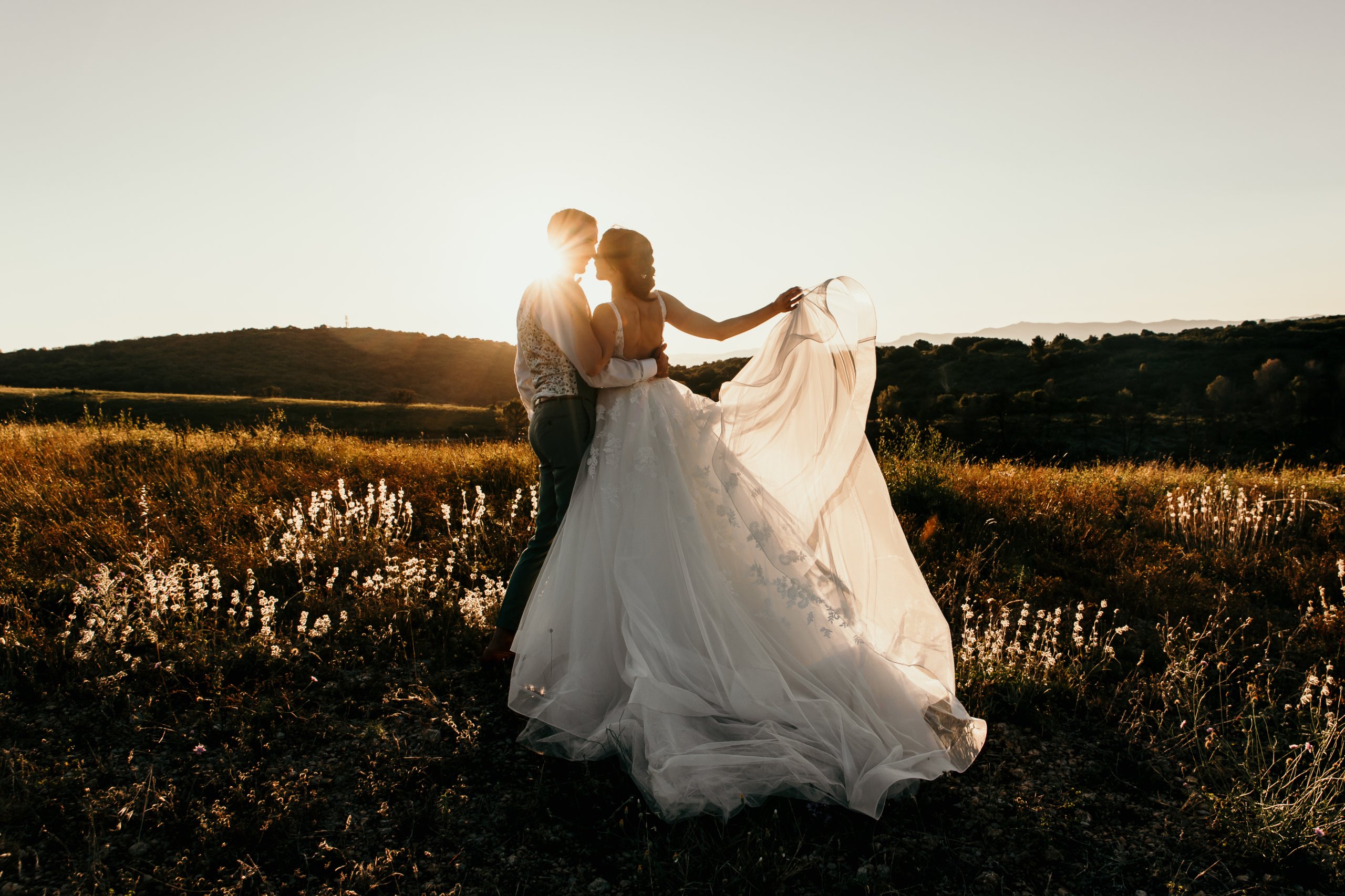 Wedding in Occitanie & Languedoc (Château Bas d'Aumelas), July 2023, photographed by Audrey C.