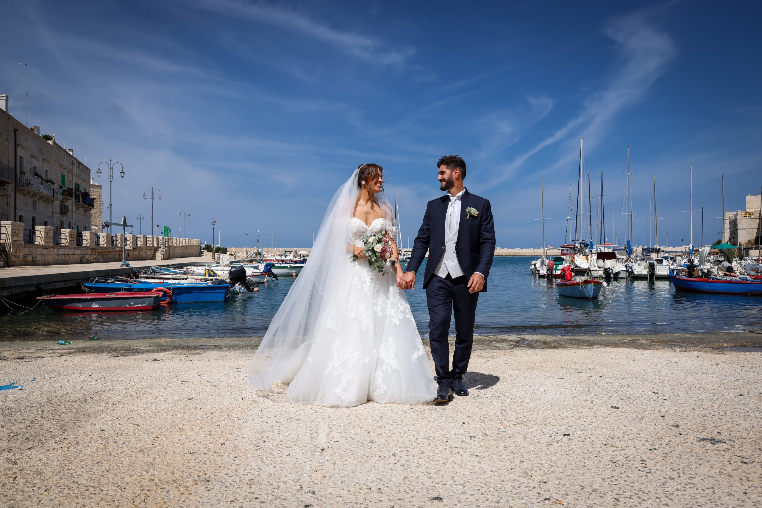 Hochzeit in Apulien (Villa Ciardi Ricevimenti, Bisceglie, Bari), September 2024 – Foto 30 von 80, fotografiert von Dalila G.