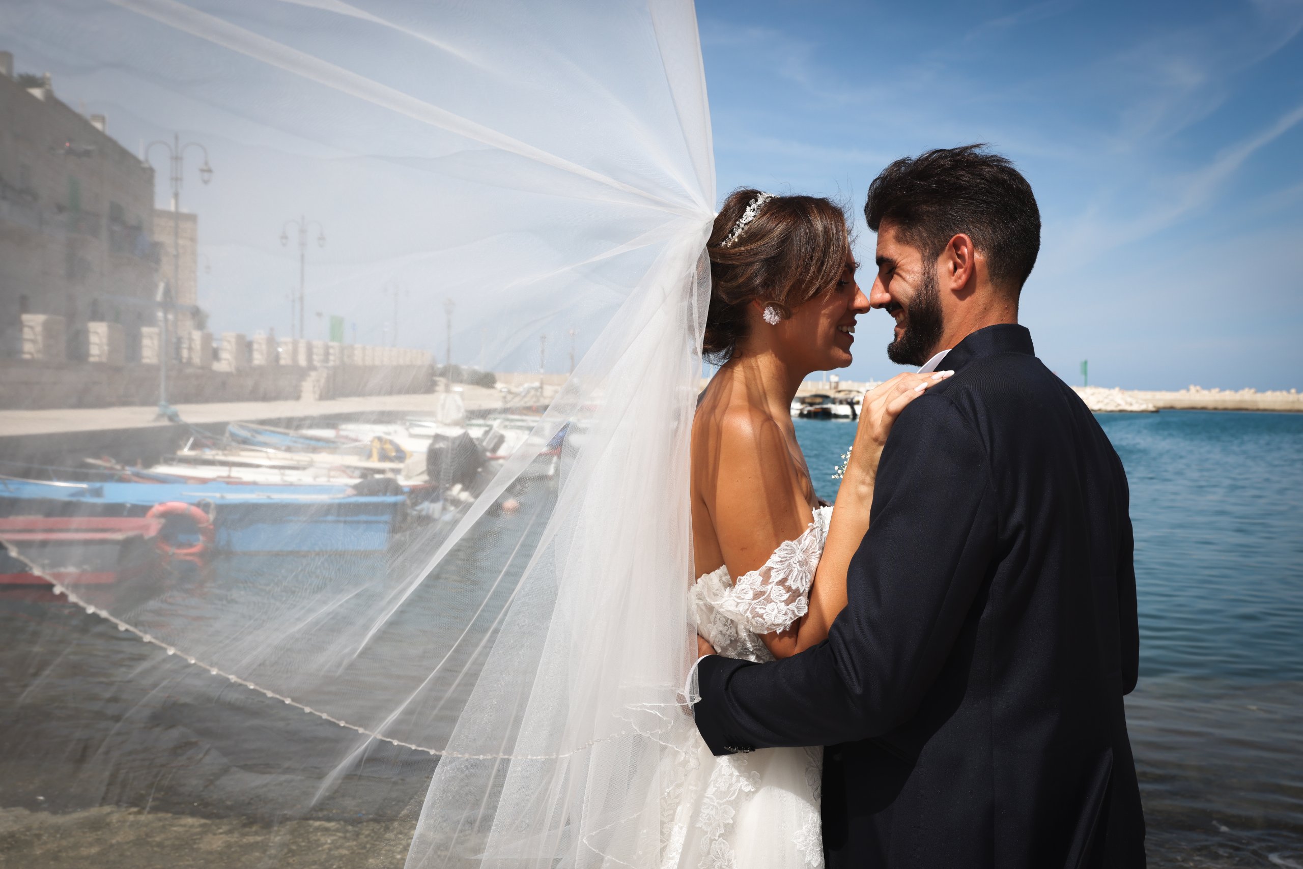 Hochzeit in Apulien (Villa Ciardi Ricevimenti, Bisceglie, Bari), September 2024 – Foto 39 von 80, fotografiert von Dalila G.