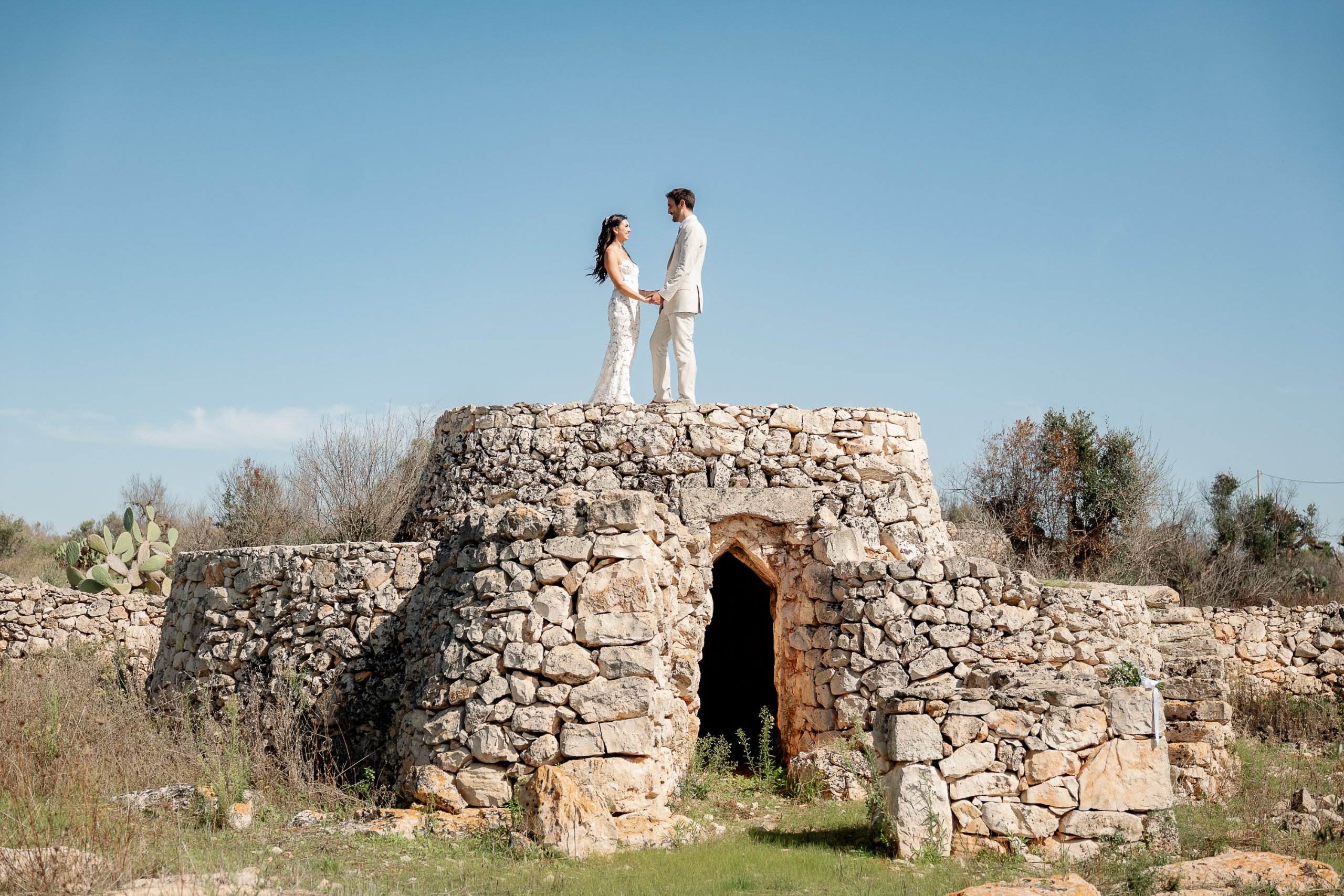 Mariage dans les Pouilles (Masseria li Capperi), septembre 2024, photographié par Luigi P.
