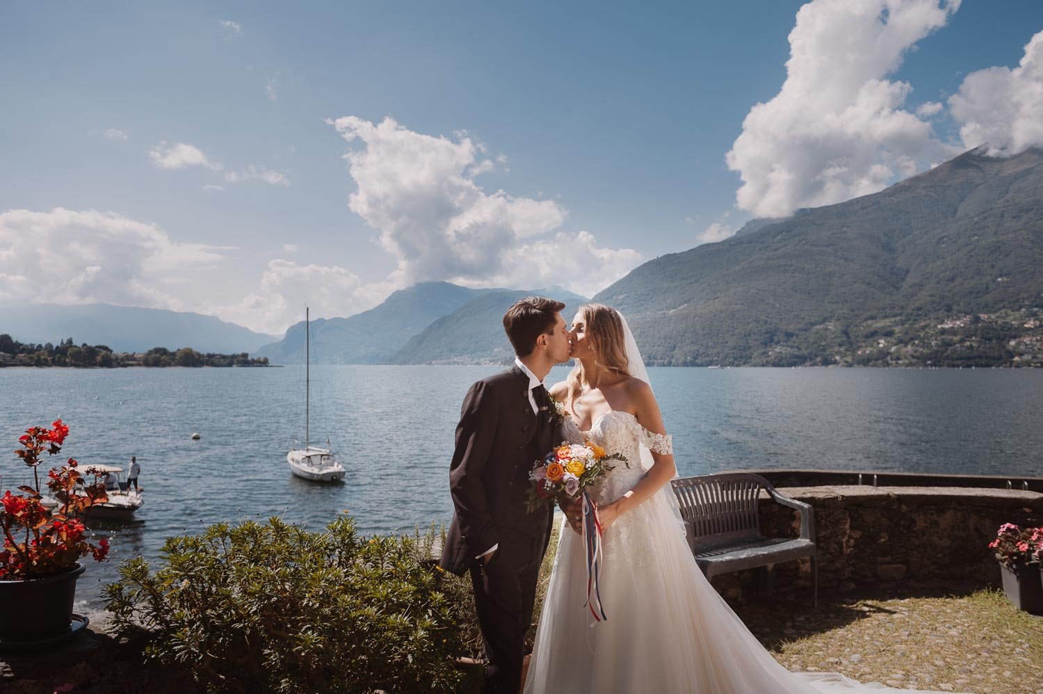 Boda en el lago de Como y los lagos italianos (Corenno Plinio), junio de 2024 — foto 23 de 44, hecha por Fabrizio A.