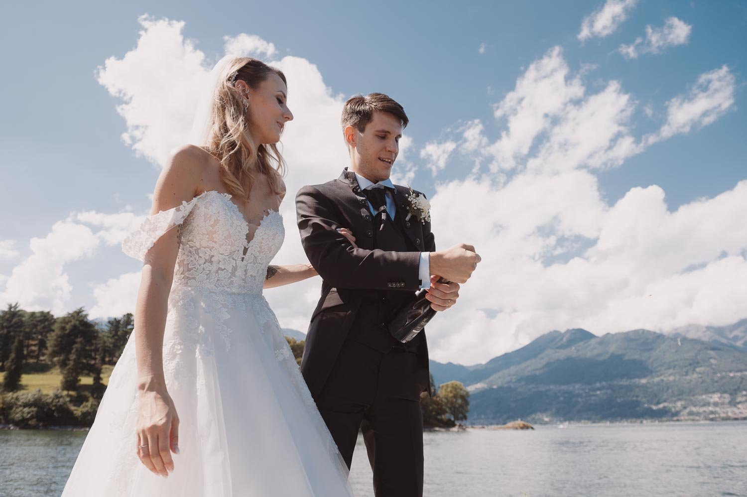 Boda en el lago de Como y los lagos italianos (Corenno Plinio), junio de 2024 — foto 31 de 44, hecha por Fabrizio A.