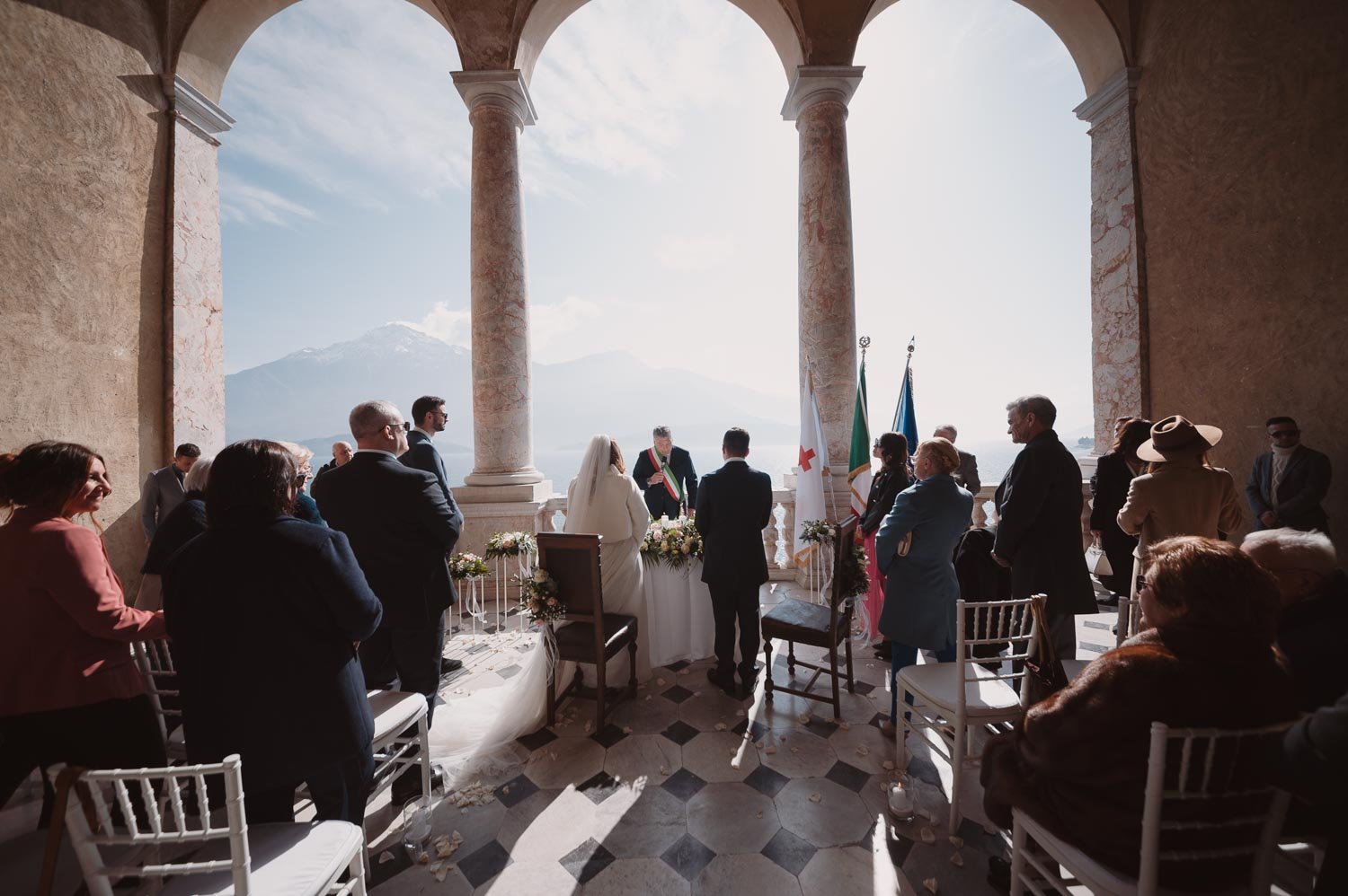 Boda en Palazzo Gallio, Gravedona, marzo de 2023 — foto 16 de 36, hecha por Fabrizio A.