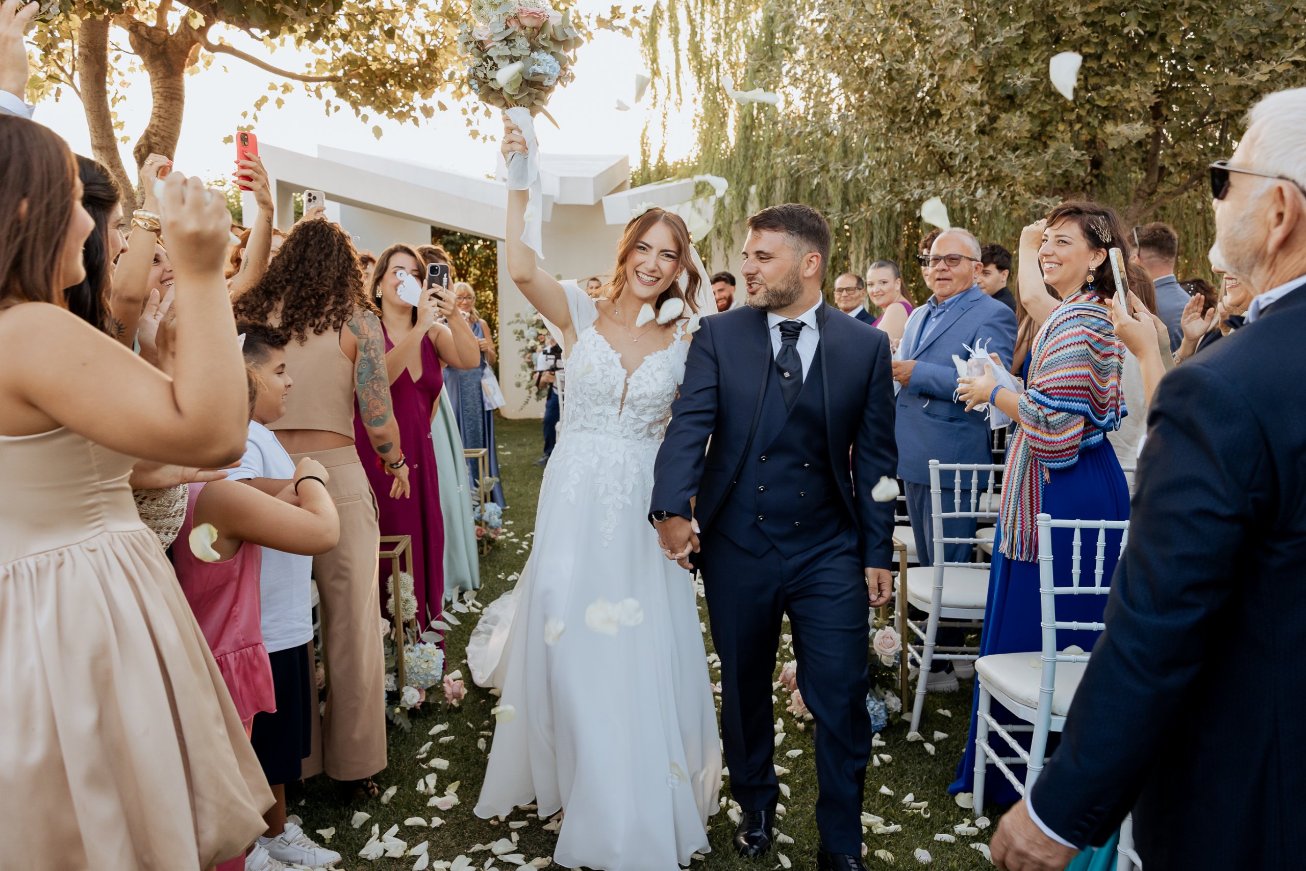 Hochzeit in Villa Etesia, Catanzaro, fotografiert von Valerio V.