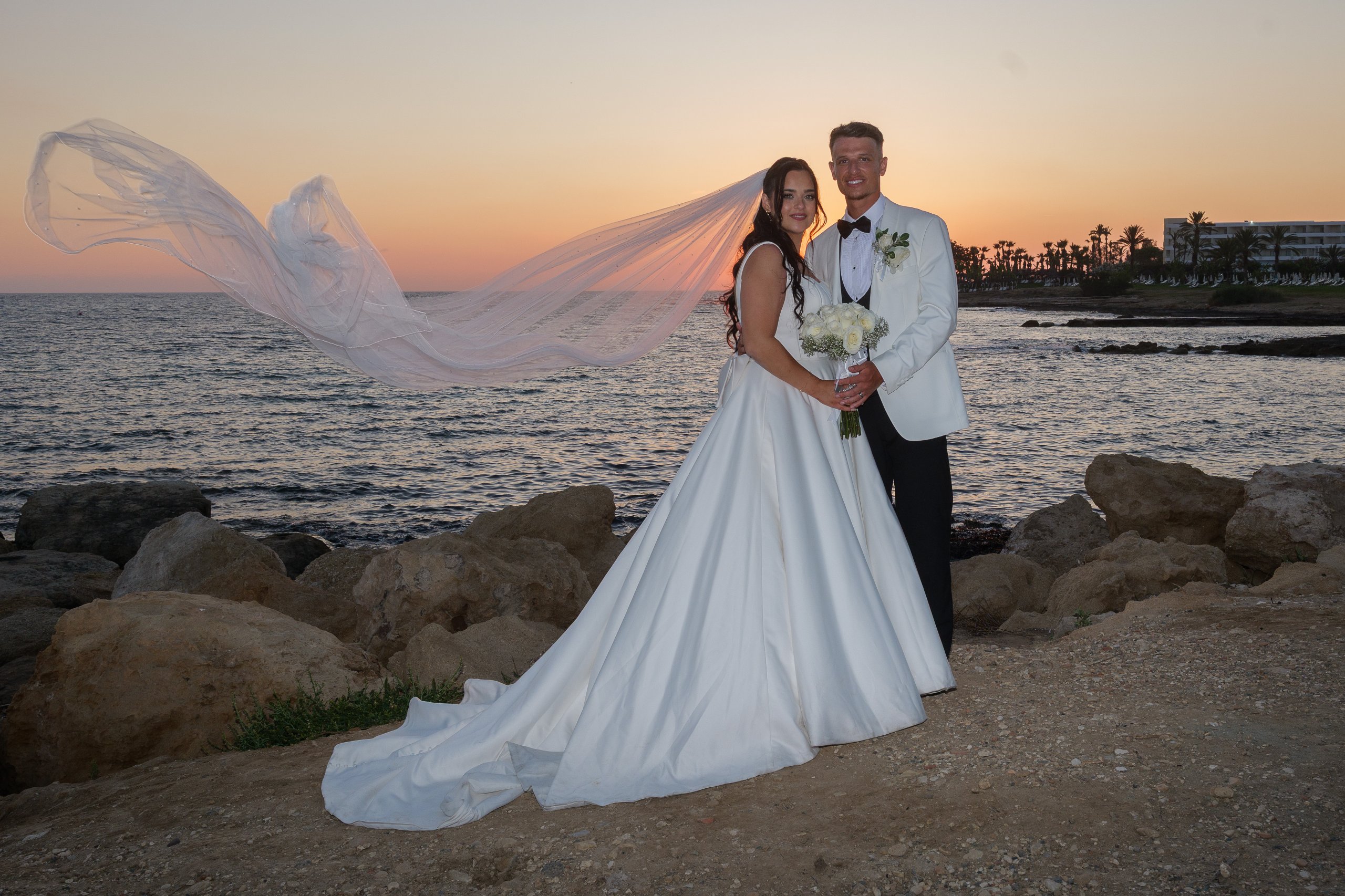 Hochzeit in Paphos (Aliathon Beach Hotel), Mai 2026, fotografiert von Maximos I.