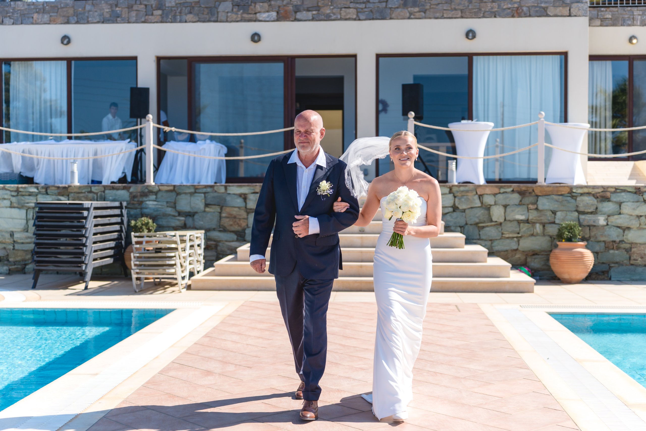 Hochzeit im kleinen Kreis auf Kreta (Villas Anemomilos), Juli 2025 – Foto 4 von 34, fotografiert von Denys F.