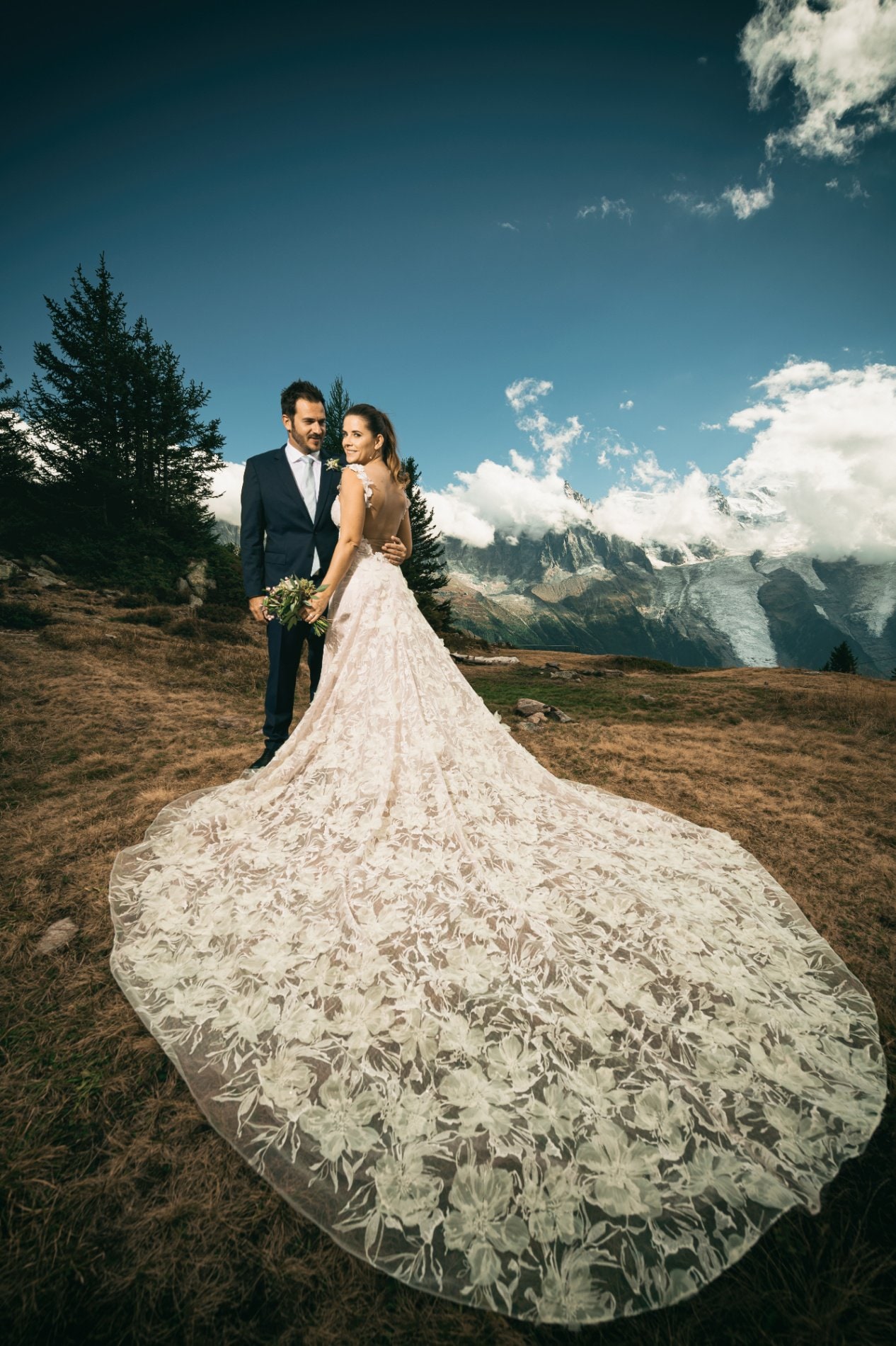 Hochzeit in den französischen Alpen (Chamonix), September 2022, fotografiert von Julien Z.