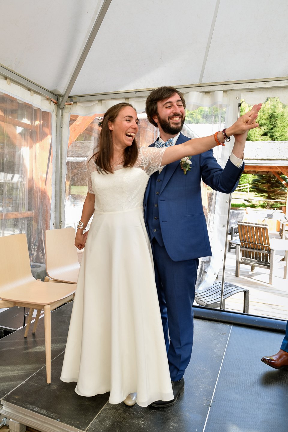 Matrimonio sulle Alpi francesi (Chamonix), maggio 2025 — foto 21 di 39, scattata da Julien Z.