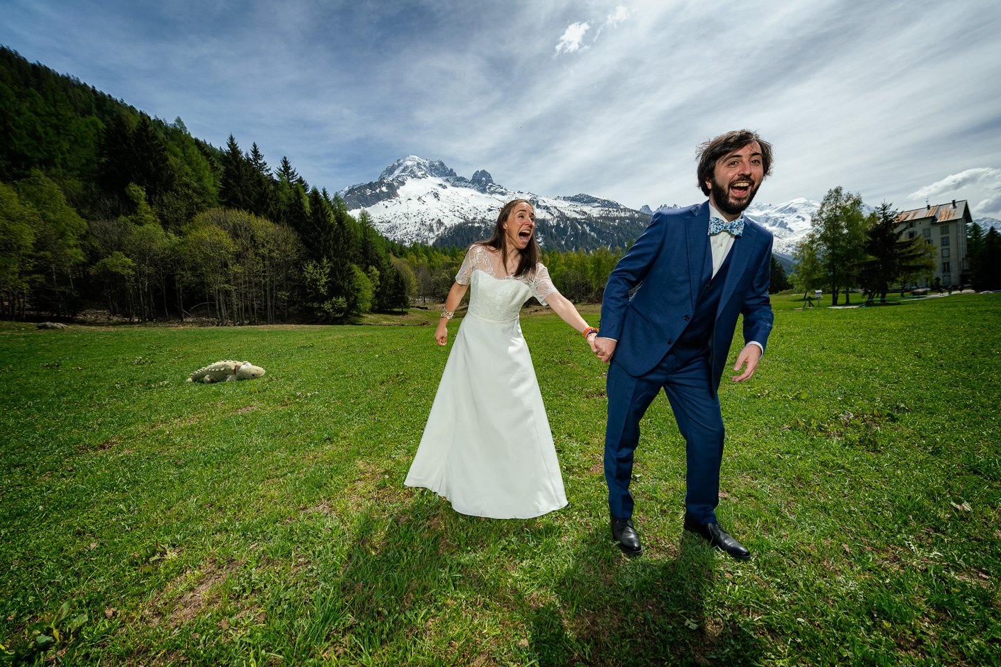 Matrimonio sulle Alpi francesi (Chamonix), maggio 2025 — foto 36 di 39, scattata da Julien Z.