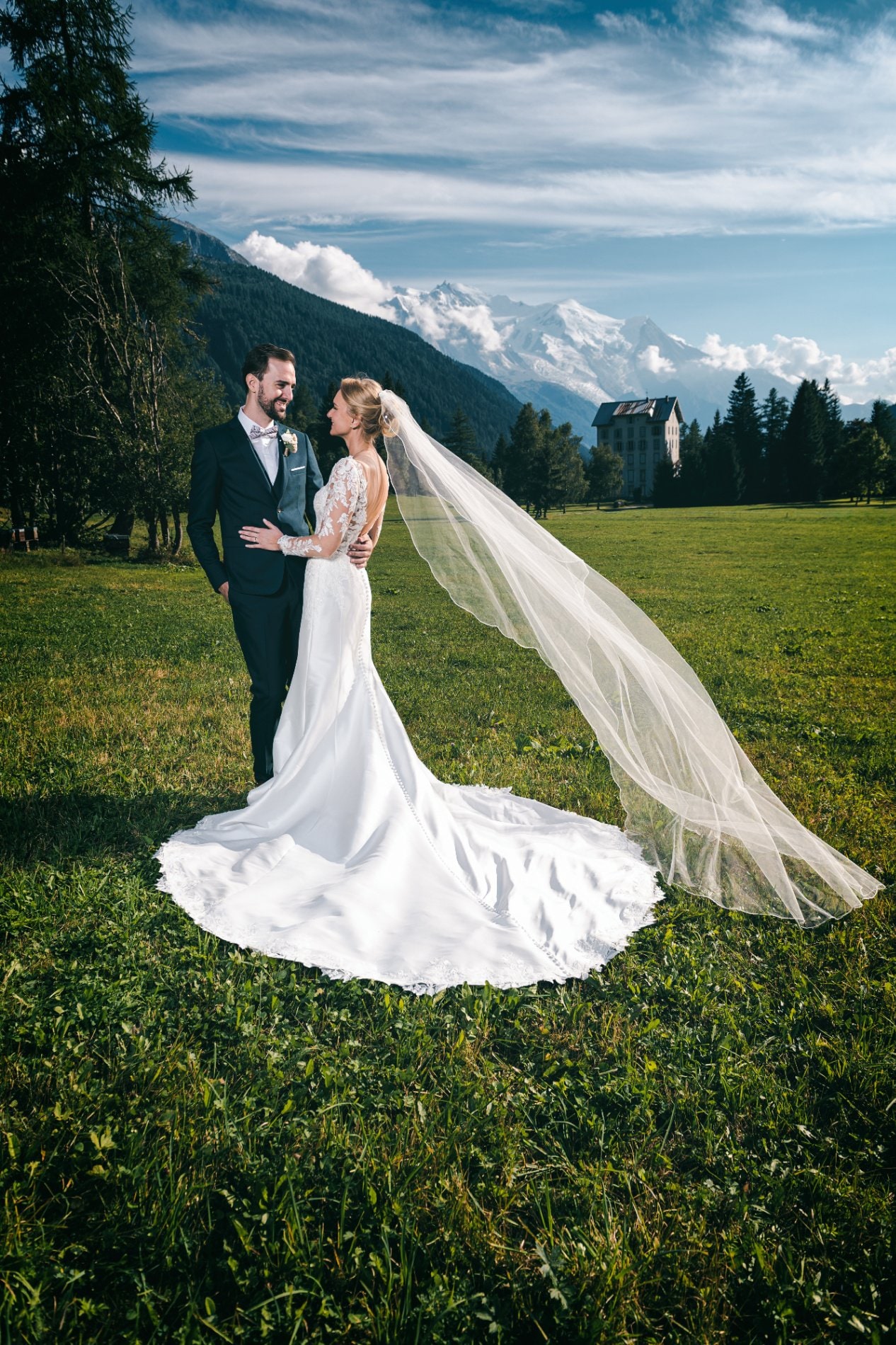 Hochzeit in den französischen Alpen (Chamonix), August 2025, fotografiert von Julien Z.