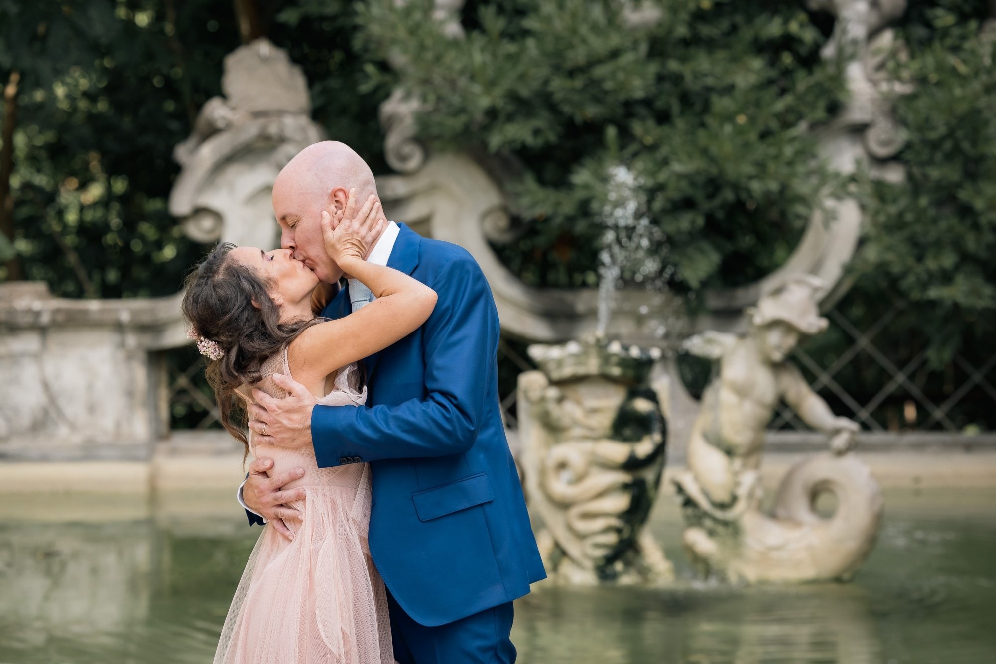Mariage intime à Rome et dans le Latium (Roma), septembre 2023, photographié par Marco S.