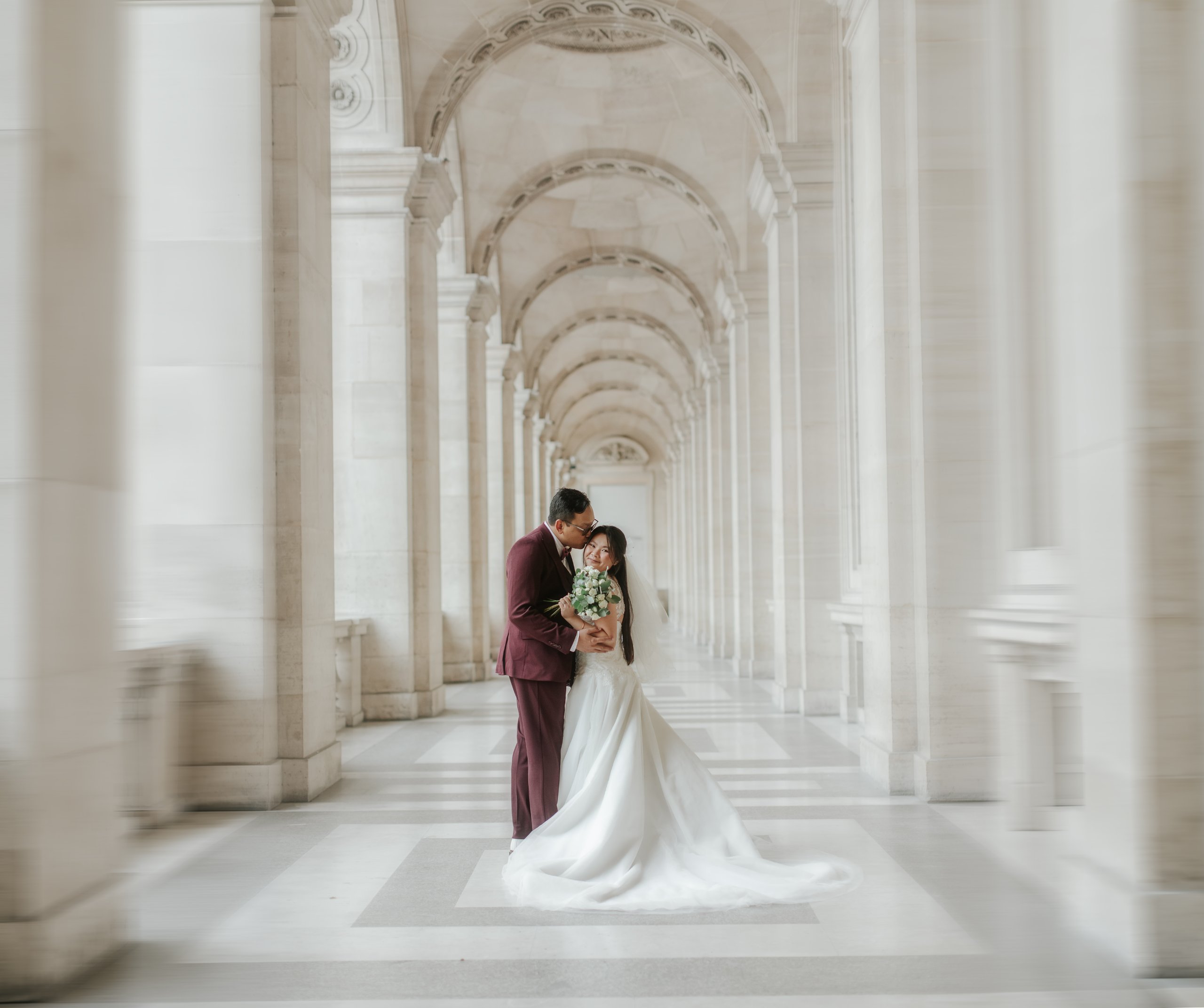 Wedding in Paris, November, photographed by Yuliia B.