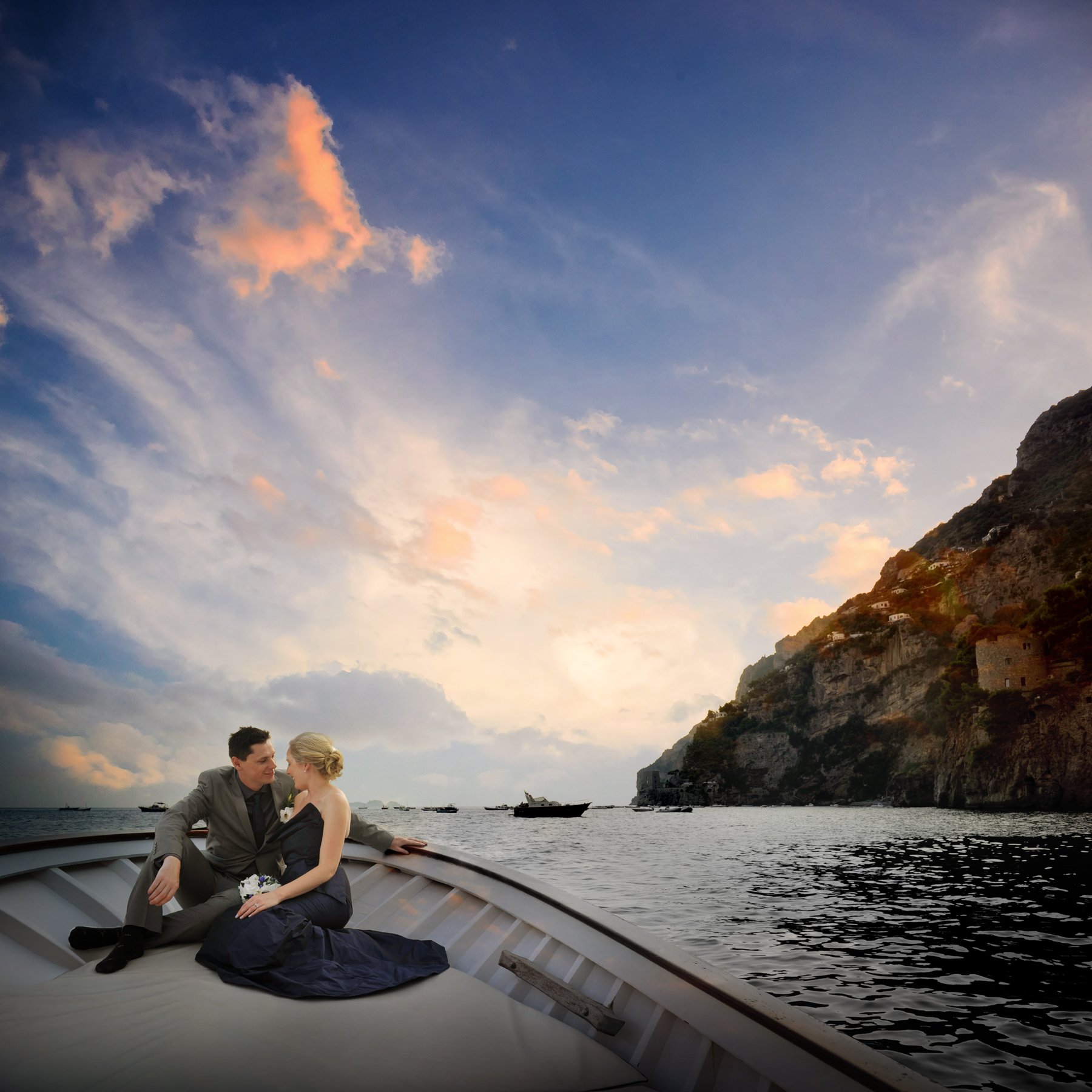 Hochzeit an der Amalfiküste & auf Capri (Positano), August 2026, fotografiert von Adamo M.
