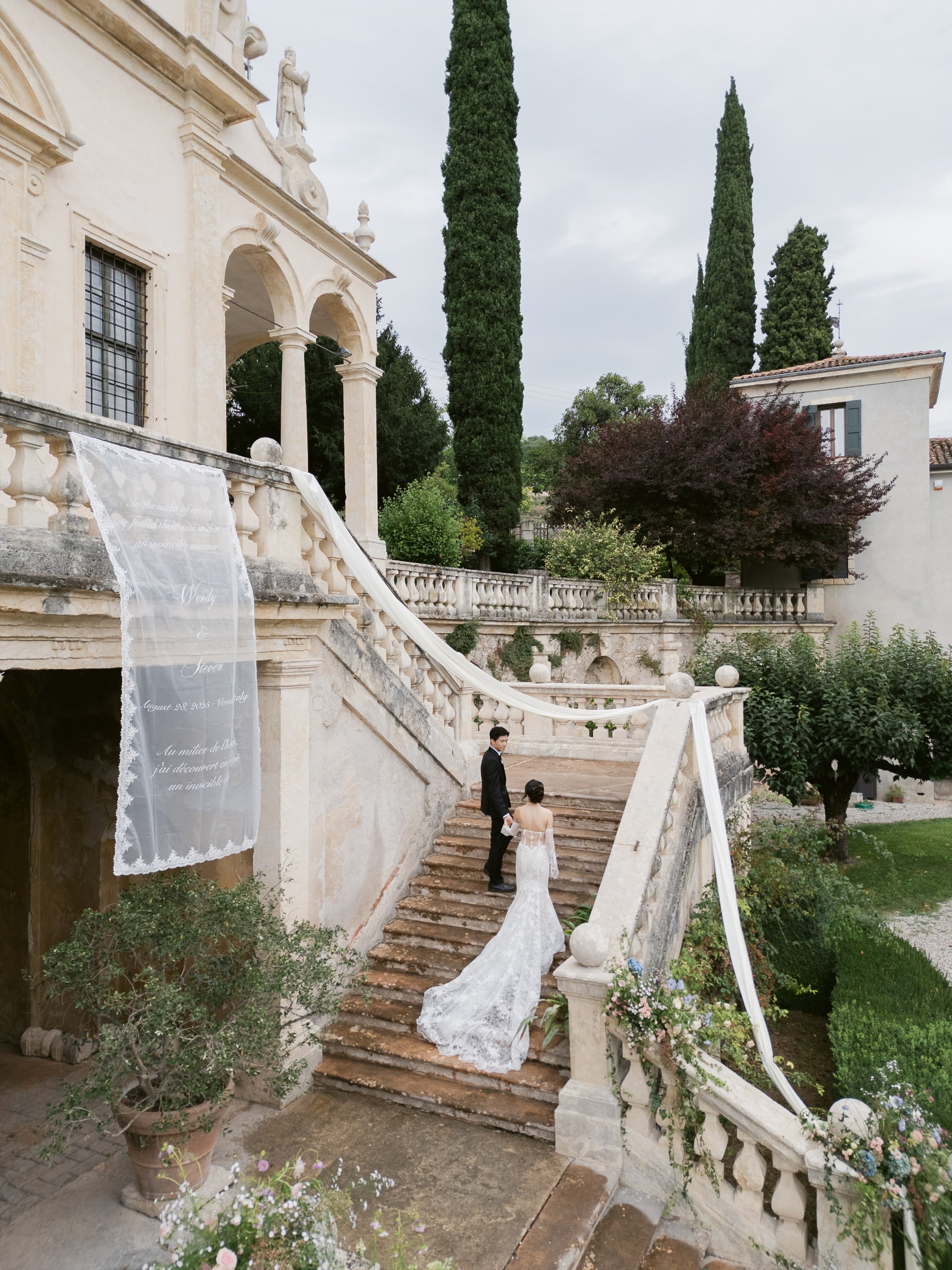Boda en Venecia y el Véneto (Villa Arvedi), agosto de 2025 — foto de Andrea T.